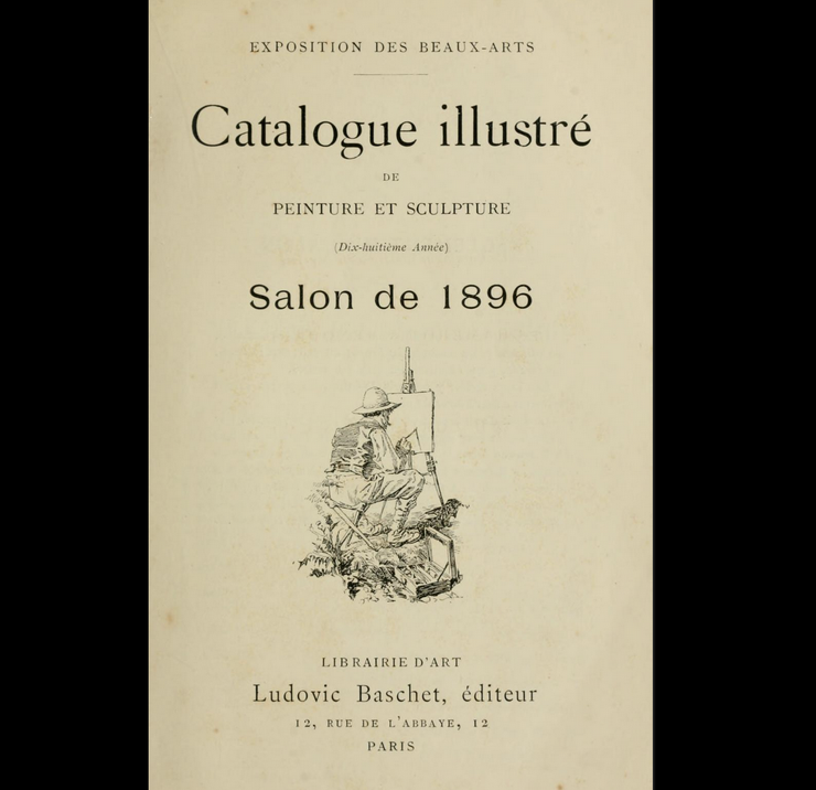 The Paris Salon of 1896 included thousands of paintings, which filled every inch of the exhibition rooms’ walls from floor to ceiling. Julia wrote. . .