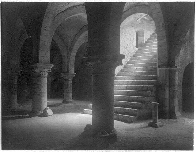 On her trip to Provins in the summer of 1898, Julia admired the crypt of the 13th-century Grange aux Dîmes, which she described to her cousins. . .