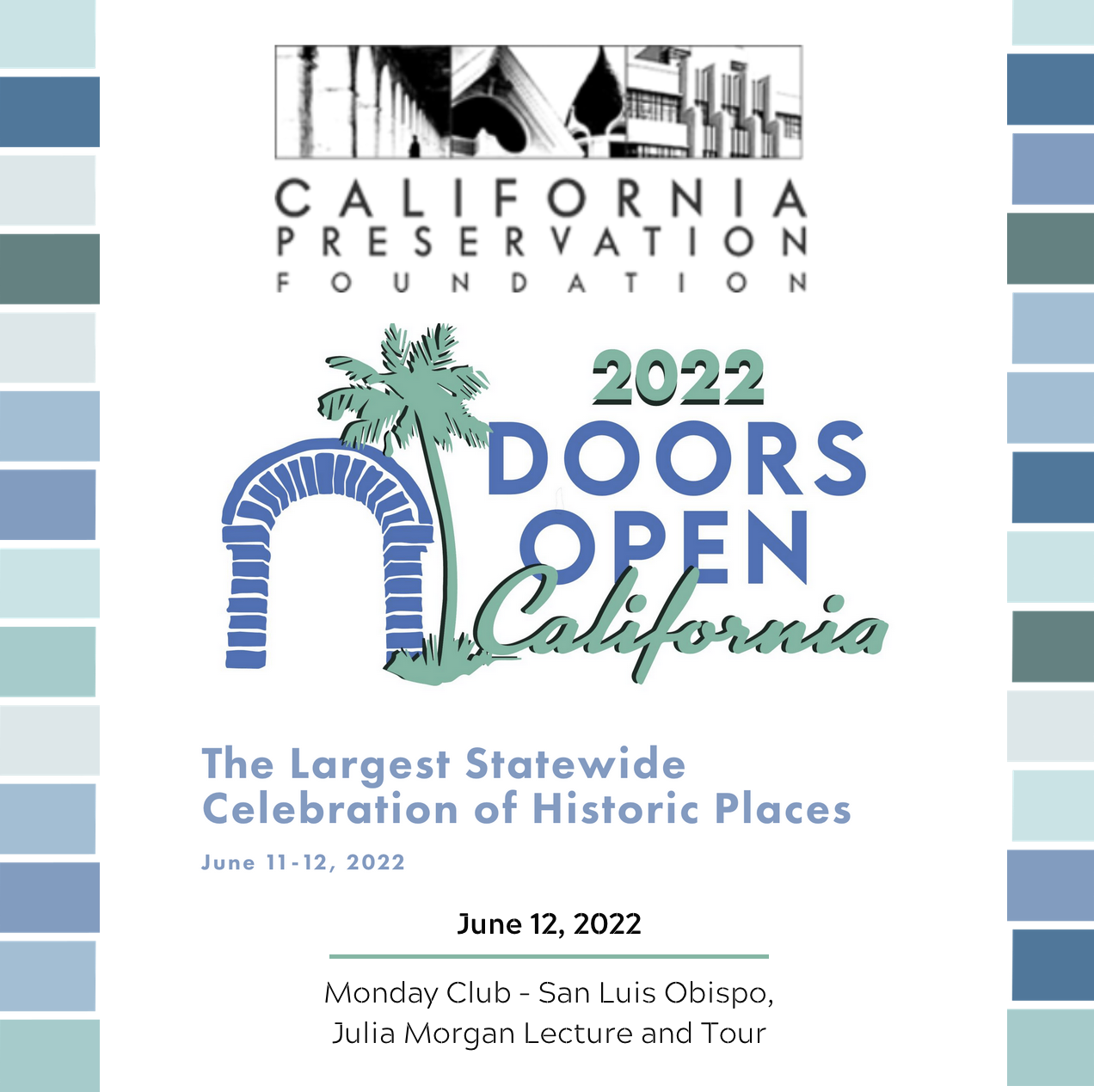 Doors Open California – Statewide Behind-the-Scenes Tours